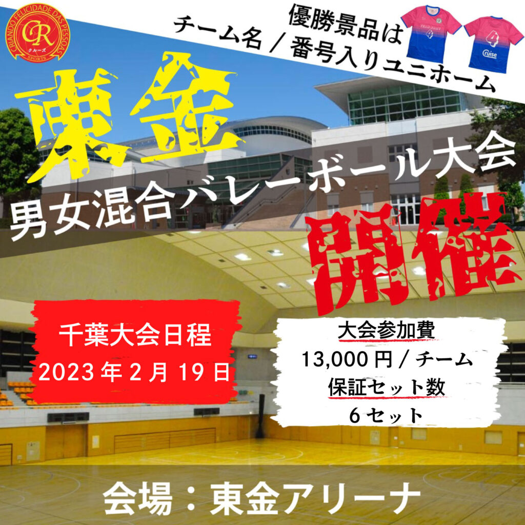 混合バレーボール大会開催