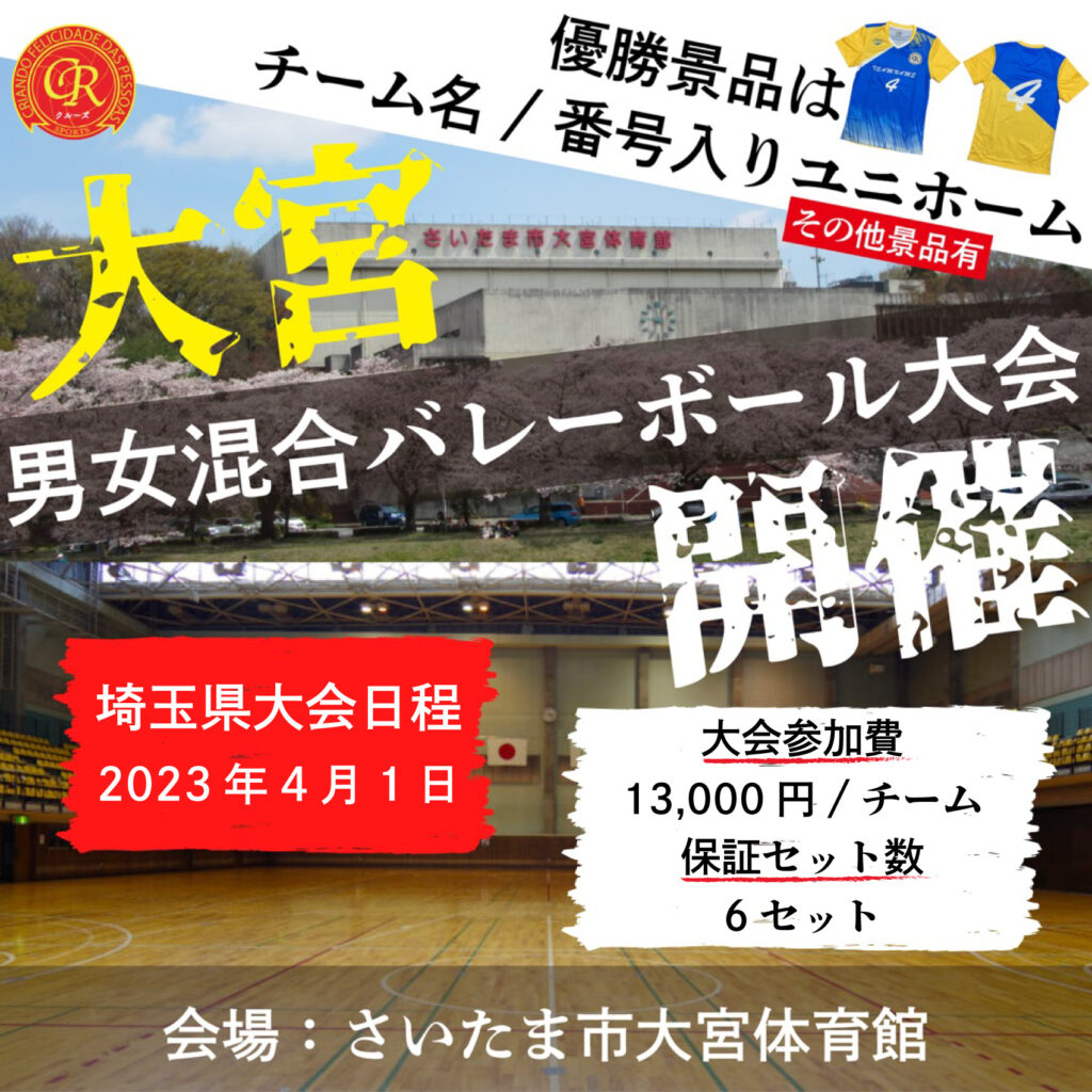 混合バレーボール大会開催