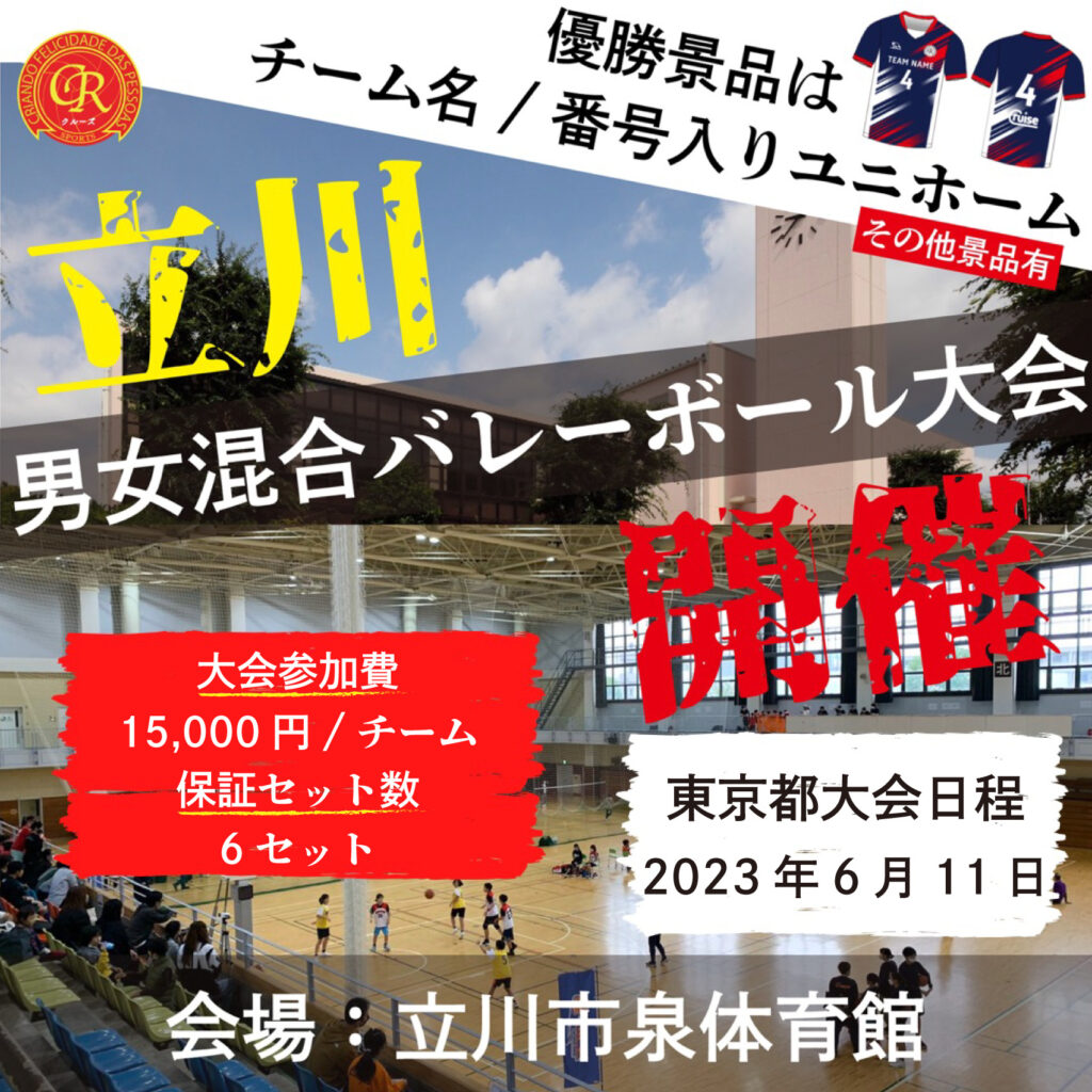 混合バレーボール大会開催