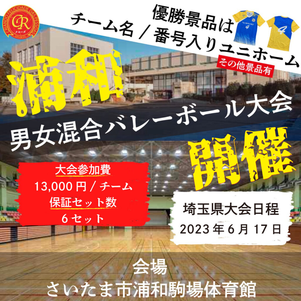 混合バレーボール大会開催