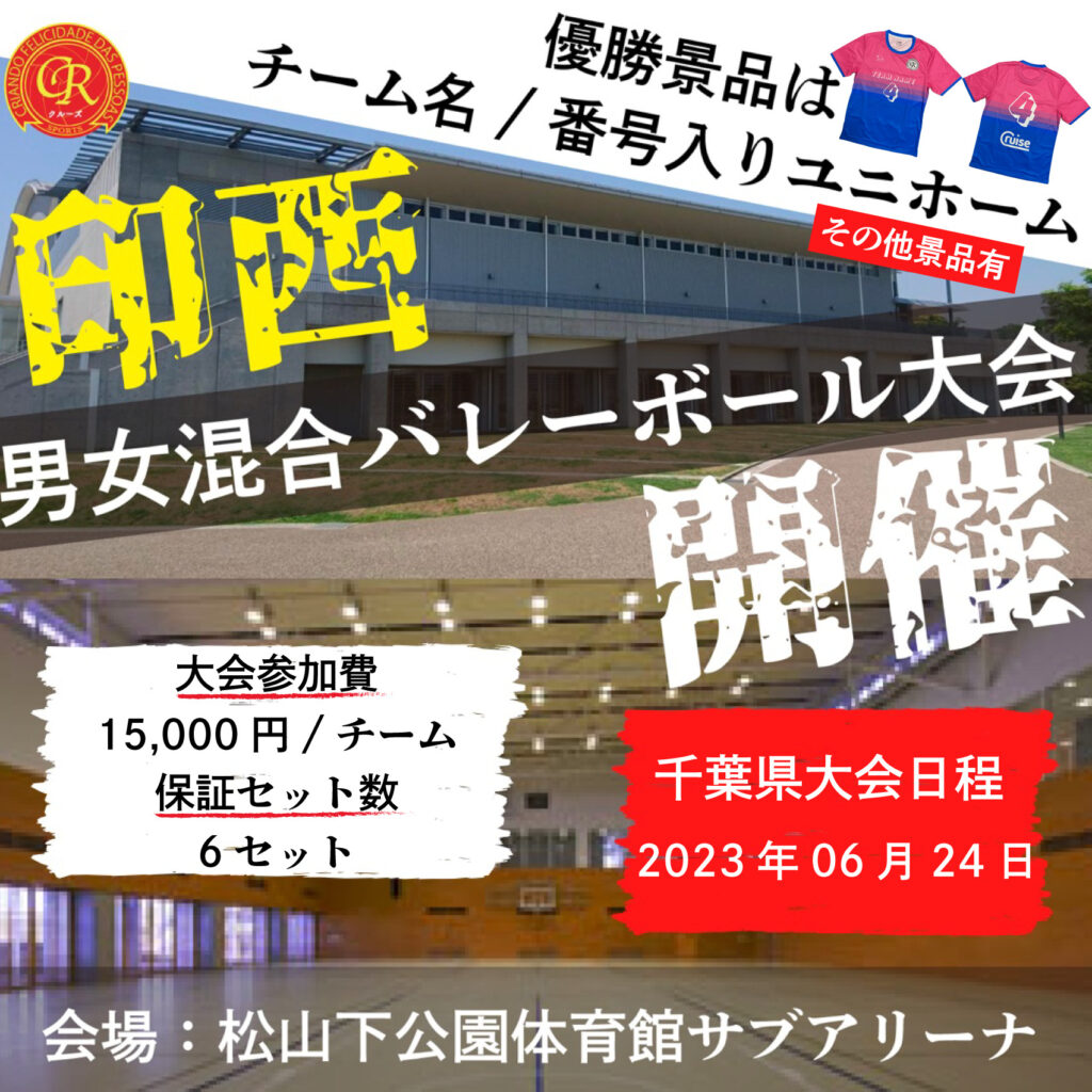 混合バレーボール大会開催