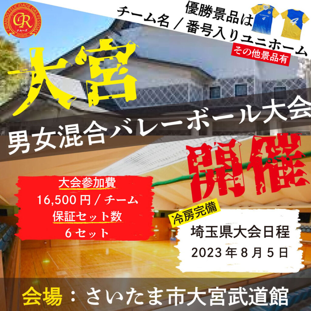 混合バレーボール大会開催