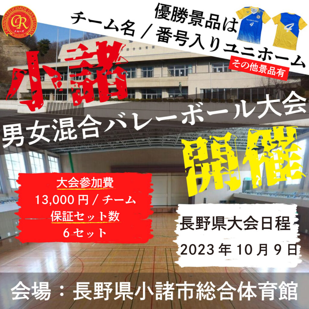 混合バレーボール大会開催