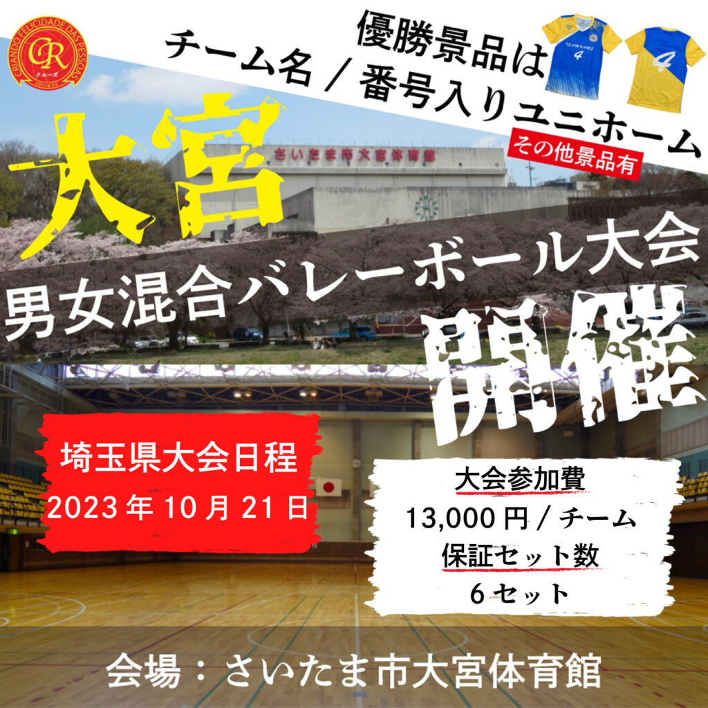 混合バレーボール大会開催