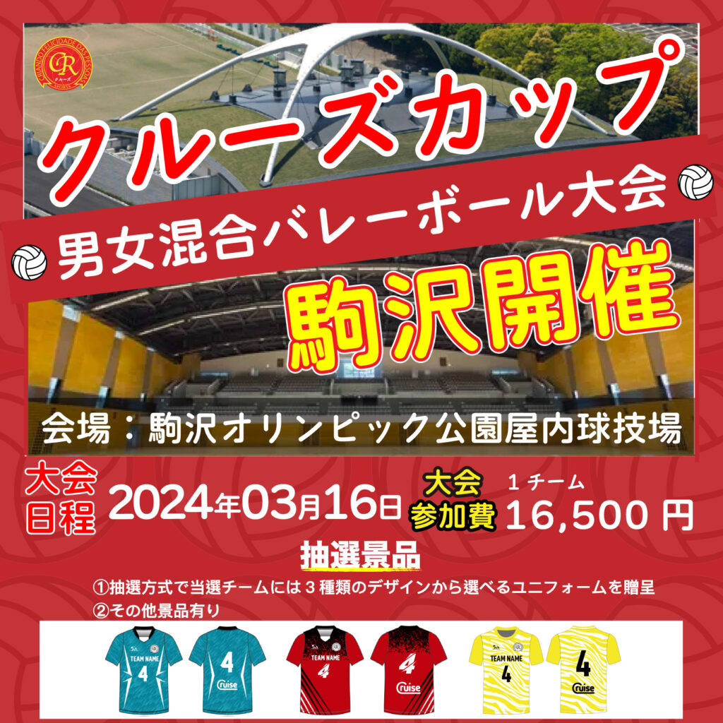 混合バレーボール大会開催