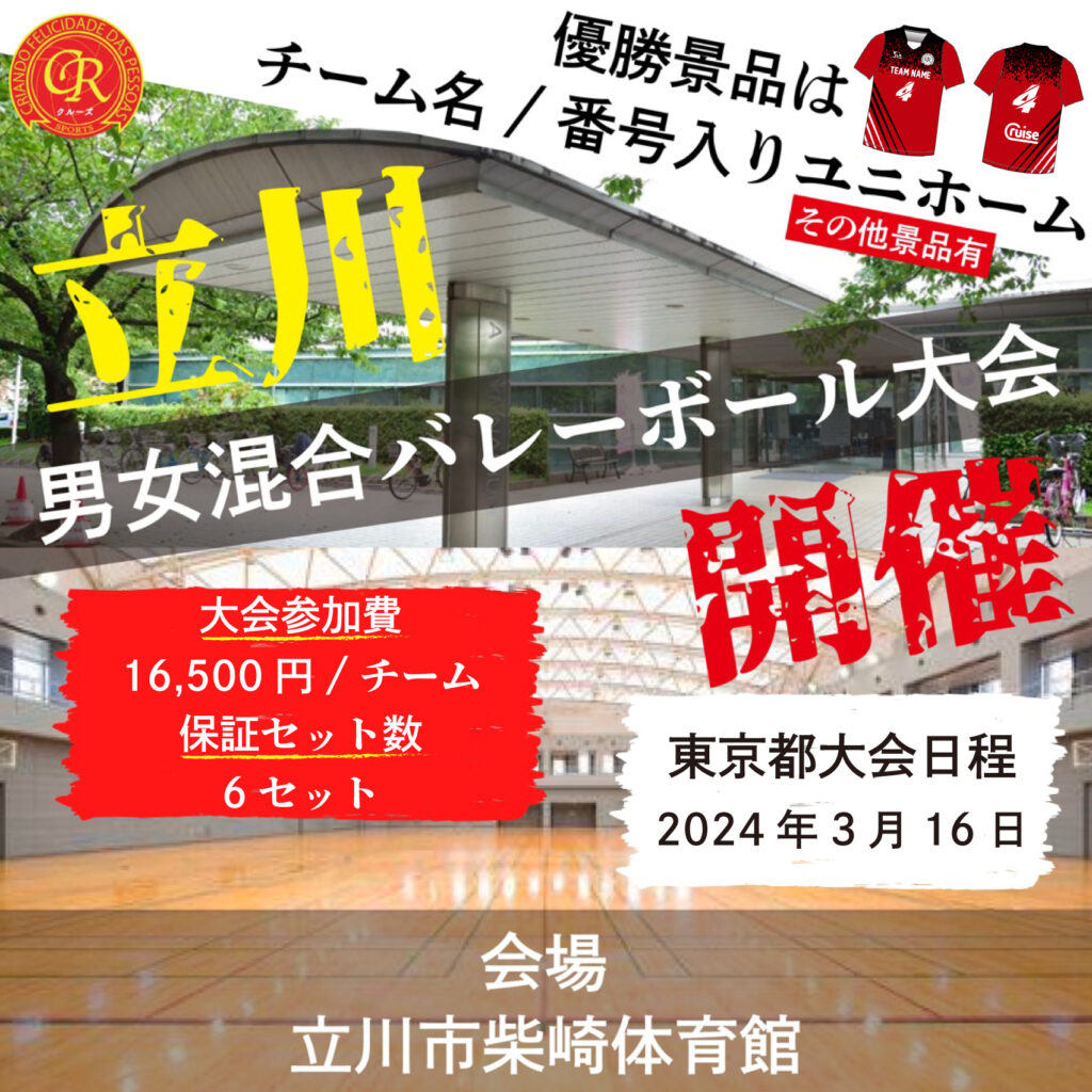 混合バレーボール大会開催