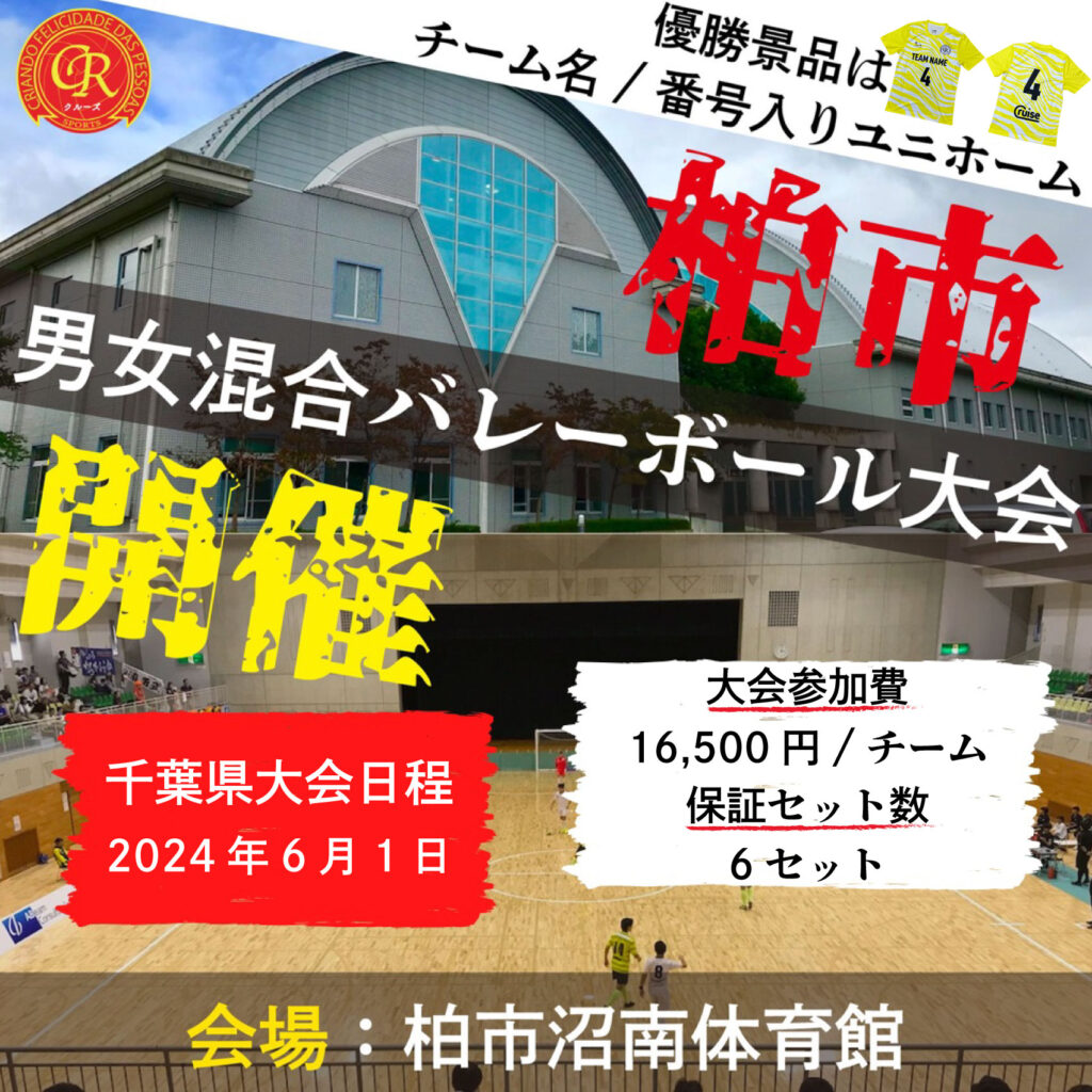 混合バレーボール大会開催