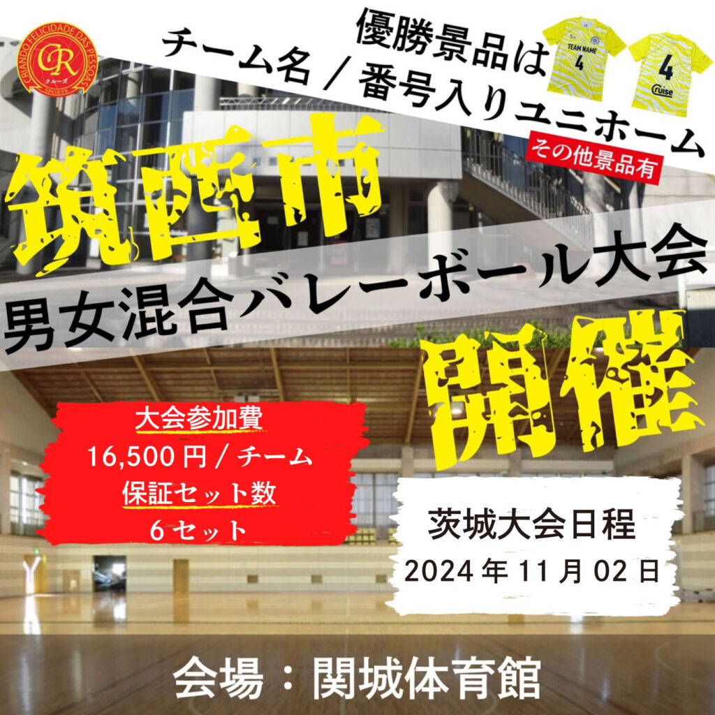 混合バレーボール大会開催