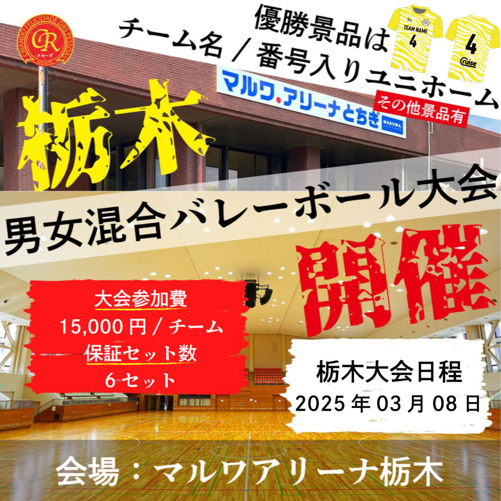 混合バレーボール大会開催