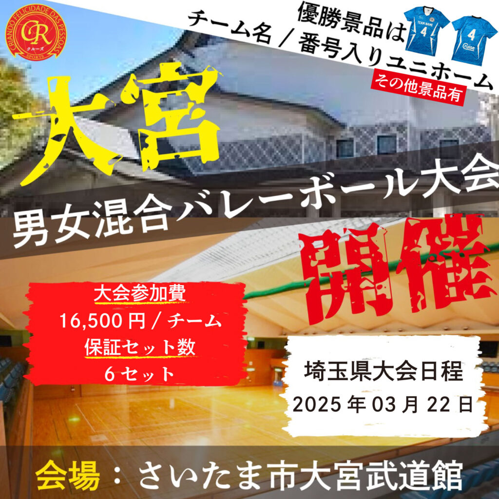 混合バレーボール大会開催