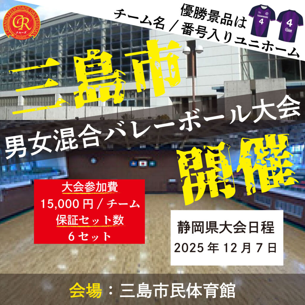 混合バレーボール大会開催