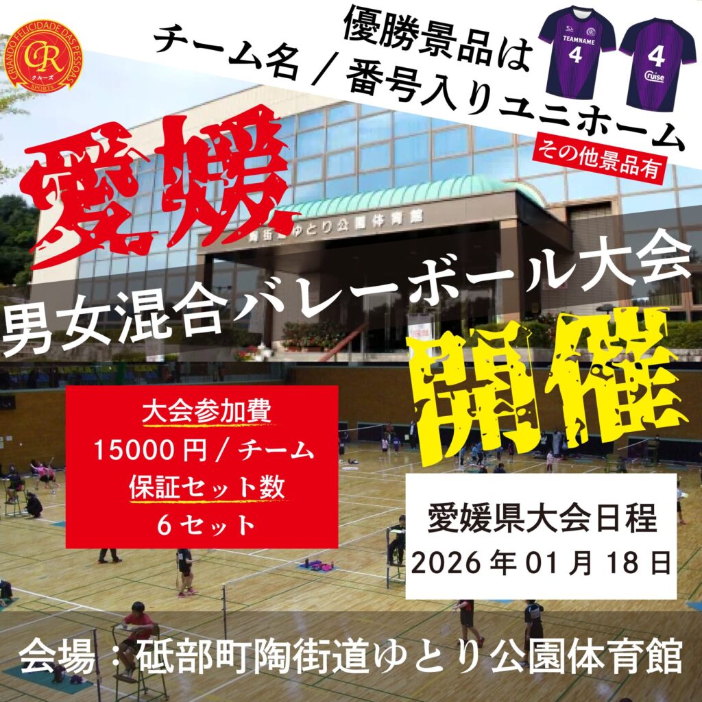 混合バレーボール大会開催