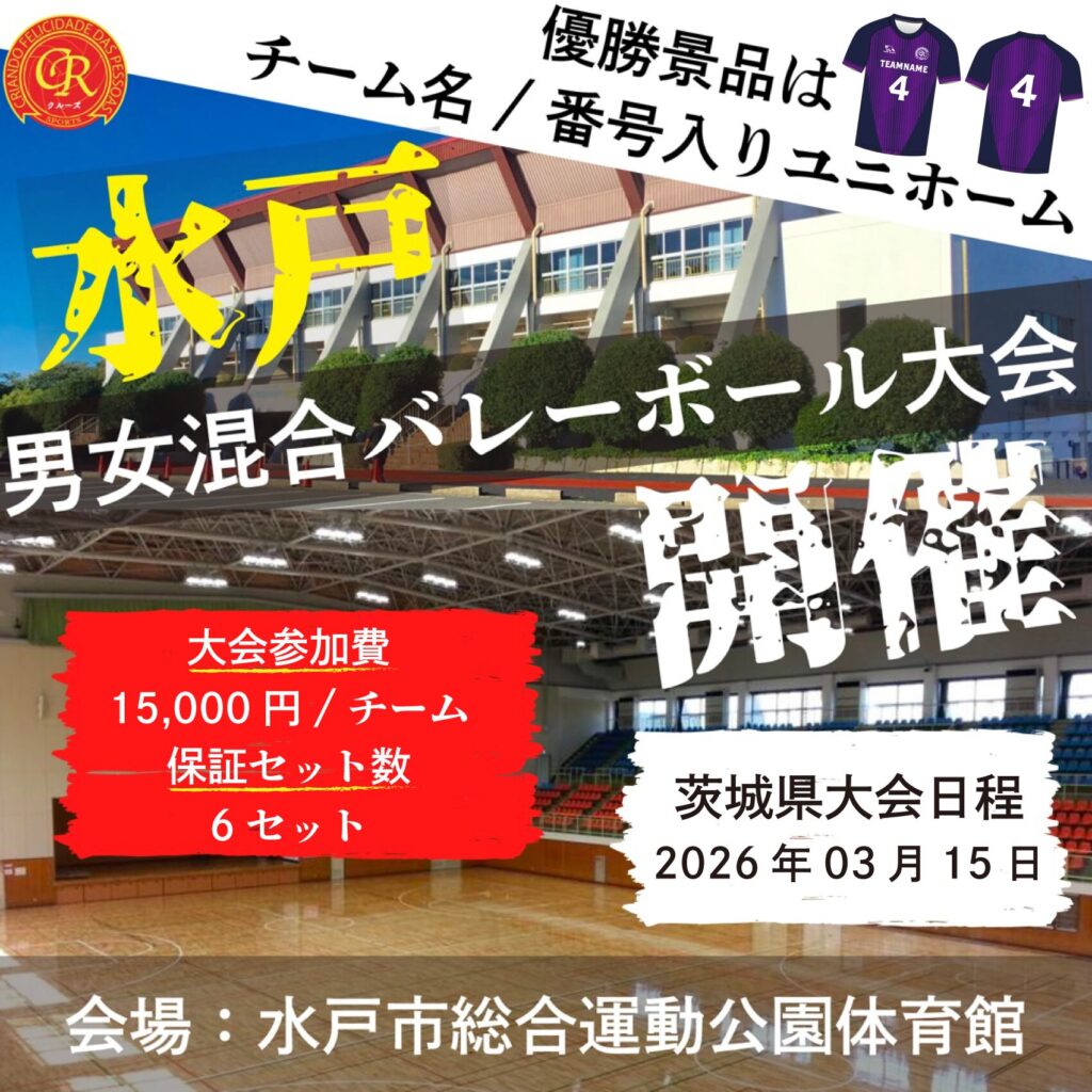 混合バレーボール大会開催