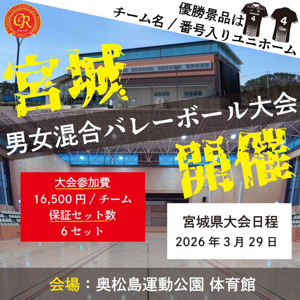 混合バレーボール大会開催