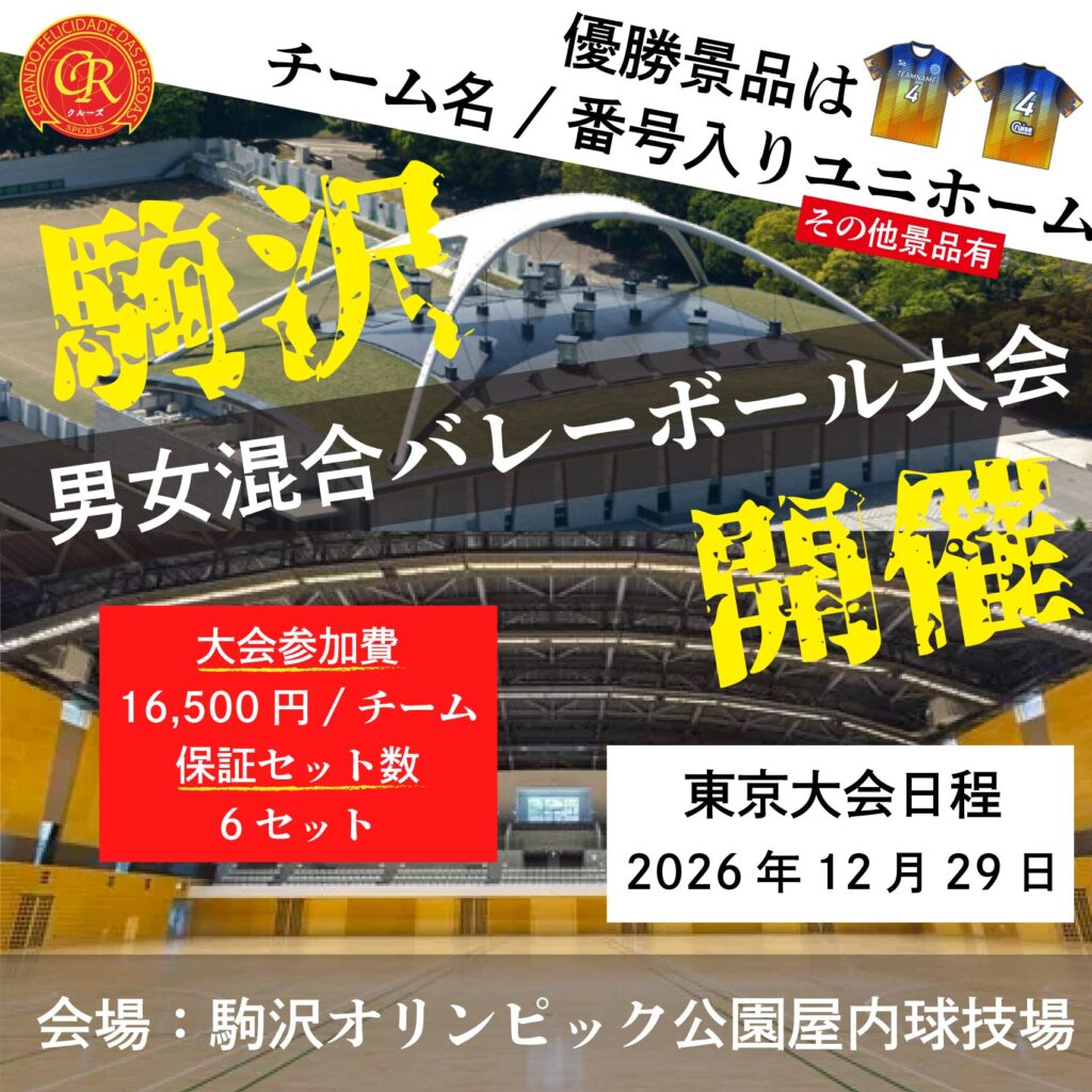 混合バレーボール大会開催